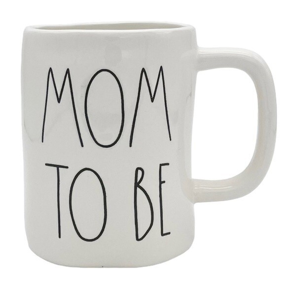 Rae Dunn Mom To Be Mug Rustic Farmhouse Baby Shower Expectant Mother Mama Mommy - Picture 1 of 8